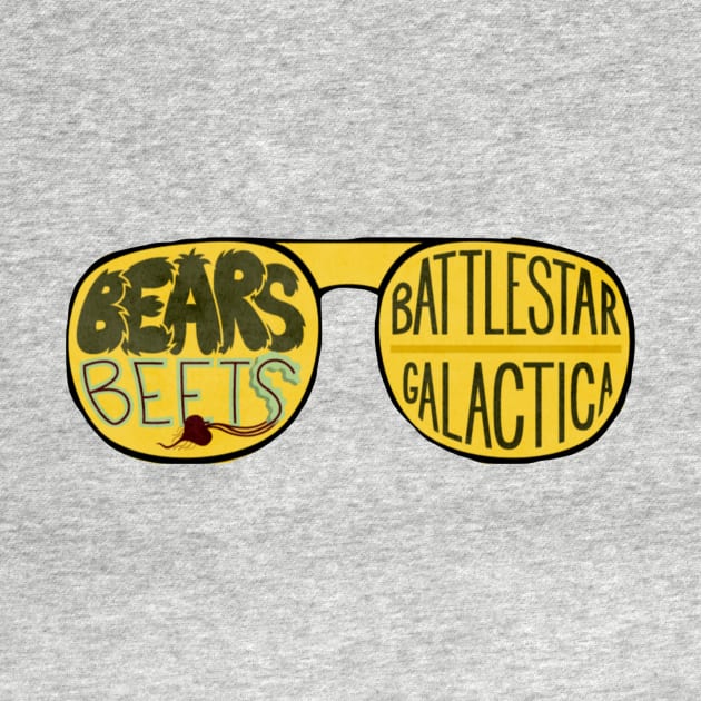 bears, beets, battlestar galactica -glasses by JemmyTT